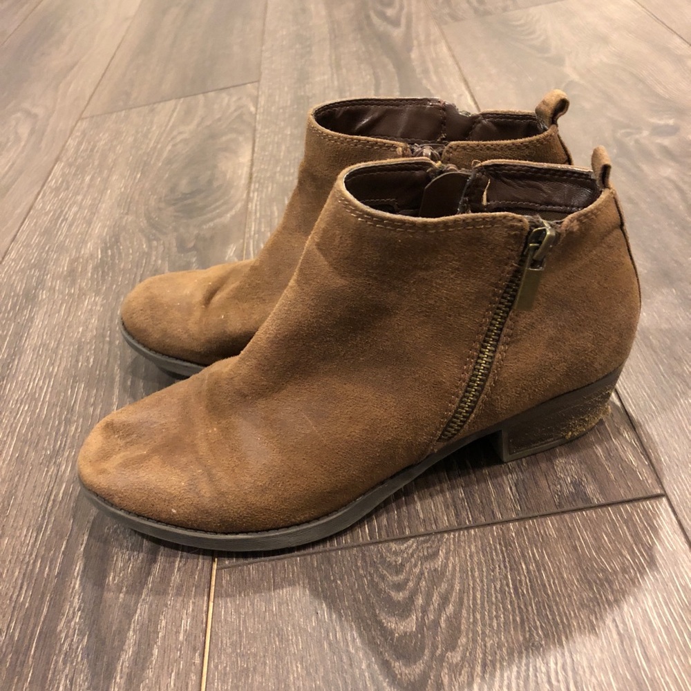 Brown booties